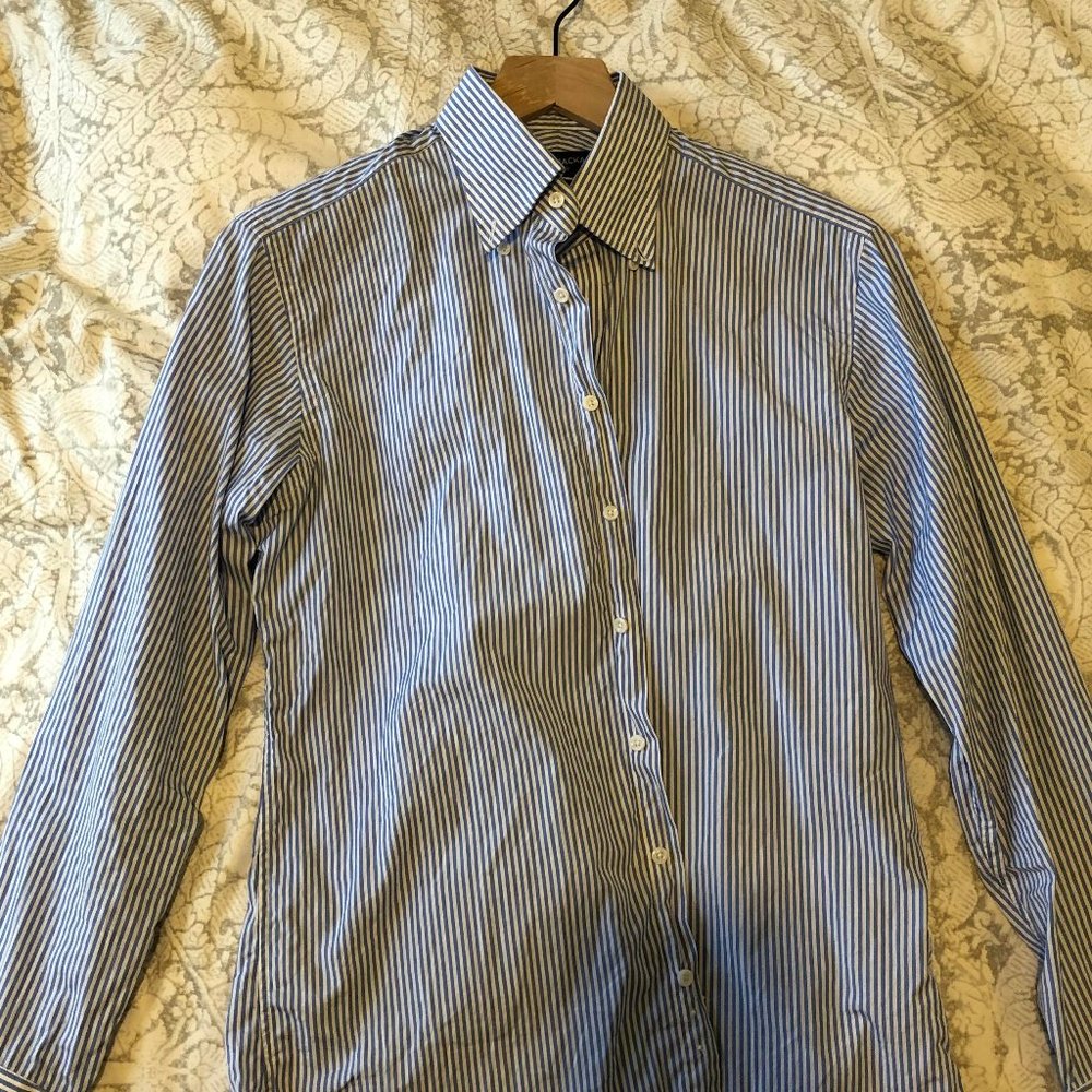 Medium Blue Bengal Stripe